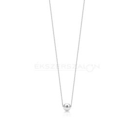Fehérarany nyaklánc, gömb medállal