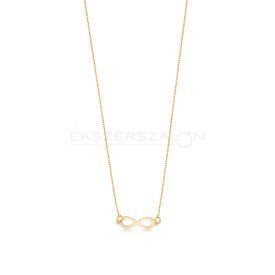 Sárga arany nyaklánc végtelen jeles medállal