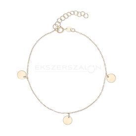 Sárga arany karkötő