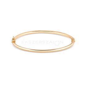 Sárga arany, hengeres merev karkötő