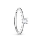 Egy köves fehérarany eljegyzési gyűrű négy karmos foglalattal