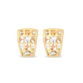 Sárga arany, fehérarany, rose gold arany fülbevaló