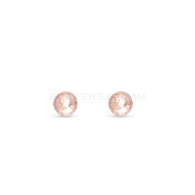 Rose gold arany gyémánt csiszolt gömb fülbevaló