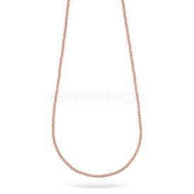 Rose gold arany nyaklánc gyémántcsiszolású bogyókkal