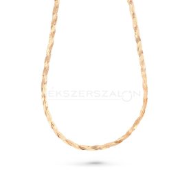 Sárga arany fonott lapnyaklánc