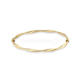 Sárga arany merev karkötő