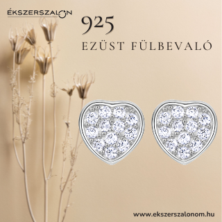 925 ezüst fülbevaló