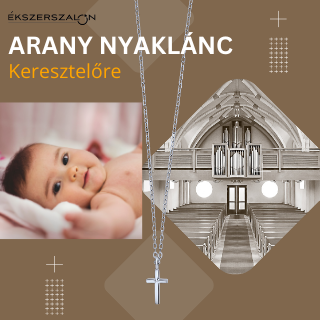 Arany nyaklánc keresztelőre